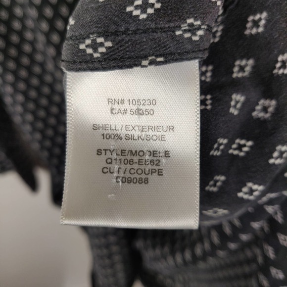 Equipment Navy Mini Dress with White Pattern - Picture 10 of 11